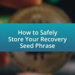 How to Safely Store Your Recovery Seed Phrase